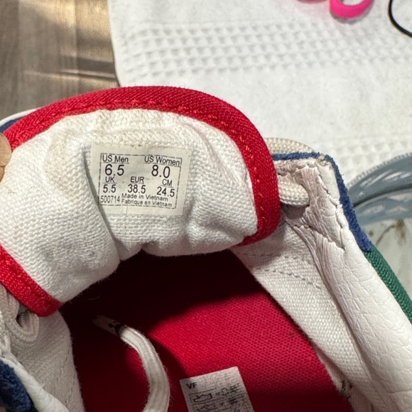 Vans Colorful Canvas Sneakers - Navy, Forest Green, Crimson, Mustard - Picture 8 of 8